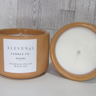 Concrete Candles |Pumpkin Pecan Waffles Candle Scent