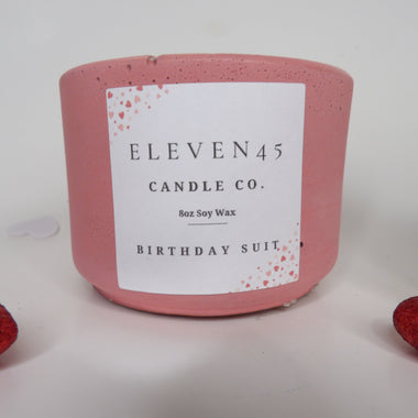 Concrete Candles | Birthday Suit fruity scent