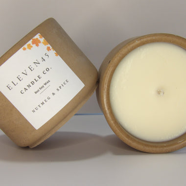 Concrete Candles |Nutmeg & Spice Fall Candle Scent