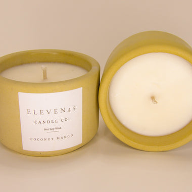 Concrete Candles | Coconut Mango Candle Scent