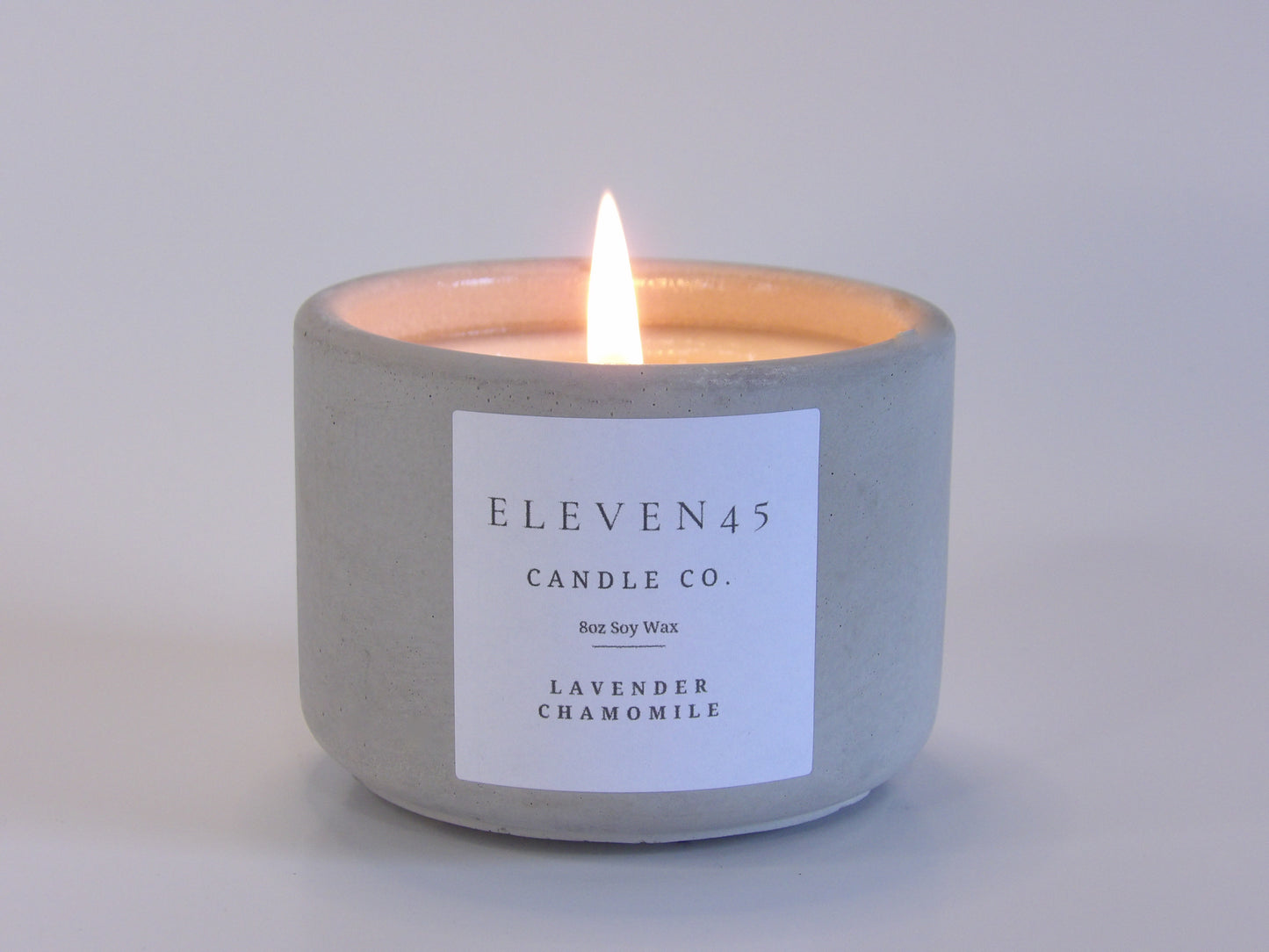 Concrete Candles | Lavender Chamomile Candle Scent