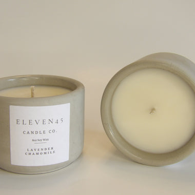 Concrete Candles | Lavender Chamomile Candle Scent