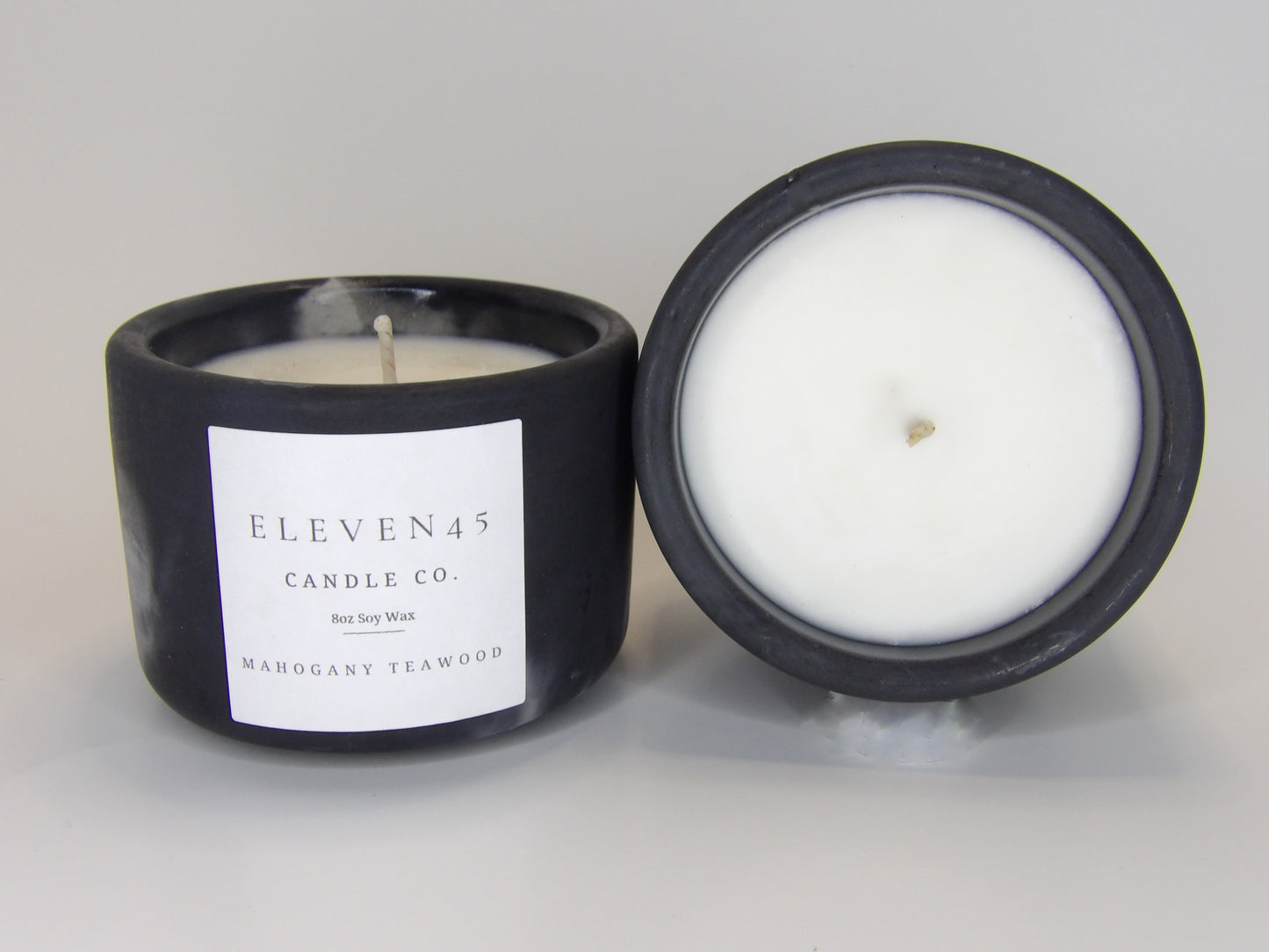 Concrete Candles | Mahogany Teakwood Candle Scent